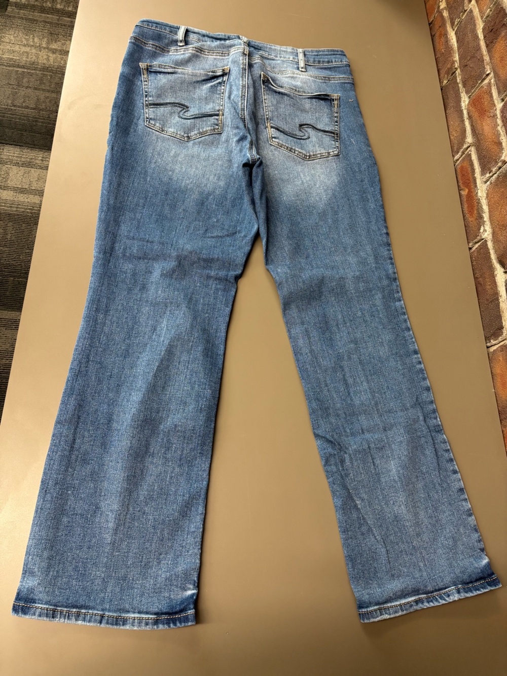 Silver Jeans Women's Avery Slim Boot Cut Blue Denim Jeans - Picture 7 of 8